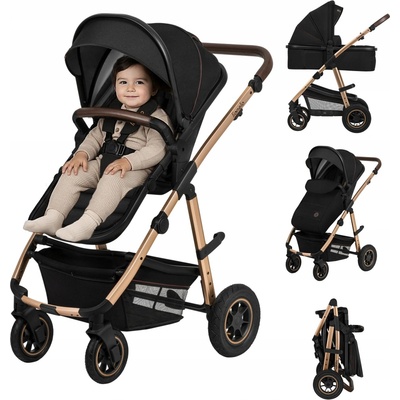 Lionelo Kombinovaný AMBER 2IN1 black onyx 2023