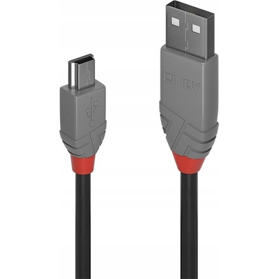 Lindy 36720 USB A - mini USB B, 0,2m