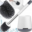 Verk 01818 Silikonová štětka na WC bílá