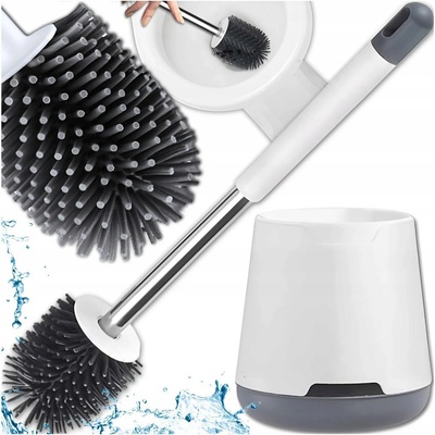 Verk 01818 Silikonová štětka na WC bílá – Zboží Dáma