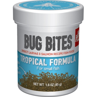 Fluval Bug Bites Tropical Fish Microgranulate S-M 45 g