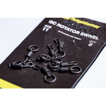 RidgeMonkey Obratlík RM-Tec Quick Change Rotator Swivel veľ.11 8 ks