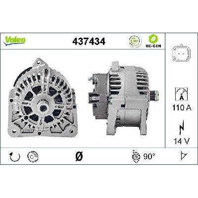generátor VALEO 437434 437434