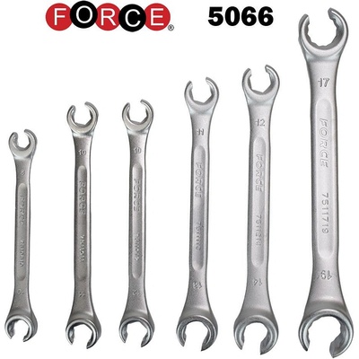 FORCE Ключове рязана звезда force 5066, 8-17 мм, 6 бр (uni-06774)