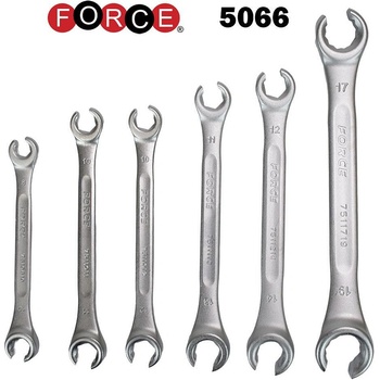 FORCE Ключове рязана звезда force 5066, 8-17 мм, 6 бр (uni-06774)