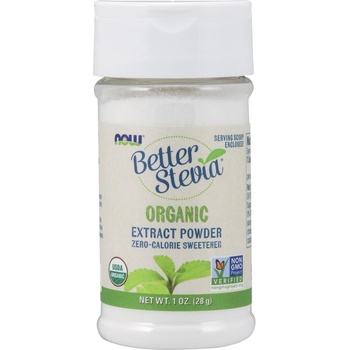 NOW NOW Better Stevia Extract Powder Organic, 28 Grams