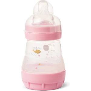 MAM Бебешко шише MAM - Easy Start Anti-Colic, 160 ml, 0+ месеца, Розов Делфин (100018889/BG669903 ) - baby