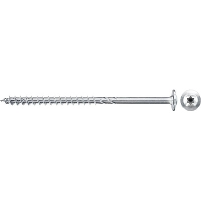 Fischer PowerFast II 561800 tanierové skrutky 6 mm 180 mm vnútorná hviezdica ocel glavanizované zinkom 100 ks