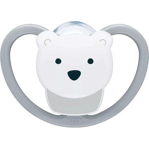 Nuk Силиконова залъгалка NUK Perfect Match Air - 6-18 м, Полярна мечка (10176341) - baby