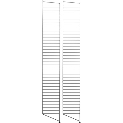 String Podlahový panel 200 x 30 cm, Black, 2 kusy, SF20030-13-2