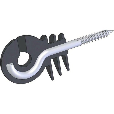 Kruhový izolátor pro elektrický ohradník KERBL 44326, s vrutem, Ø 6 mm