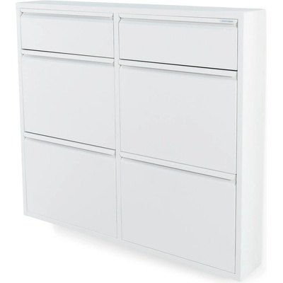 Spinder Design Бяла метална накланяща се стойка за обувки 98x86x15 cm Billy - Spinder Design (SR196-01)