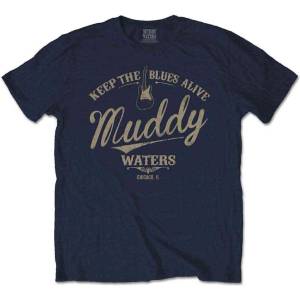 Muddy Waters Keep The Blues Alive Navy Blue M Риза (MUDDTS04MN02)