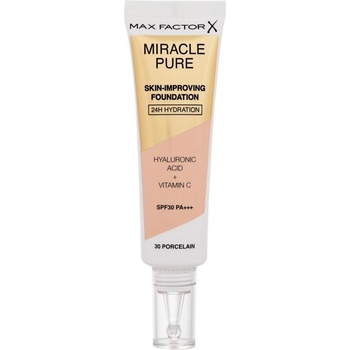 Max Factor Miracle Pure Skin dlhotrvajúci make-up SPF30 30 Porcelain 30 ml
