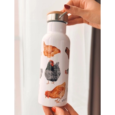 ePiPí Termoska bambus Slepice 750 ml