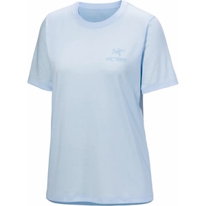 Arc'teryx Дамска тениска Arc'teryx Women's Kragg SL Cotton Emblem Crew S/S T-shirt - Alpine Blue - размер XL (916-6933-0115)
