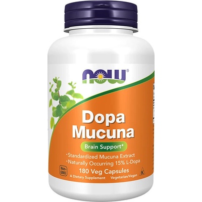 Now DOPA Mucuna 180 rostlinných kapsúl