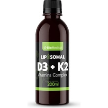 Biomedical Liposomal D3 + K2 200 ml