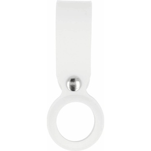 JC Силиконова каишка за Apple AirTag - JC AirTag Silicone Loop (бял)