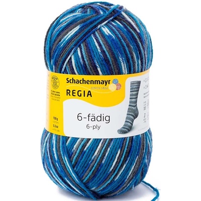 Regia 6-ply Irland color 5859 Petrol