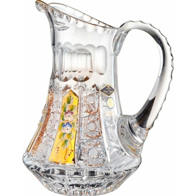 Broušený džbán - zlatý, Royal Crystal, 1300 ml