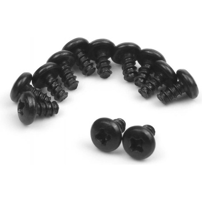 BlackZon Samořezné šroubky s plochou hlavou 2x4 mm Smyter