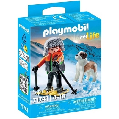 PLAYMOBIL 71741 Lyžař s bernardýnem – Zbozi.Blesk.cz