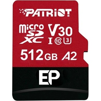 Patriot microSDXC EP 512GB V30/U3/CL10 PEF512GEP32MCX