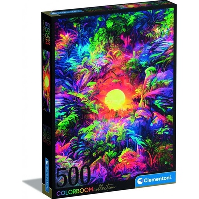 Clementoni 500 Color Boom Psychedelic Jungle Sunrise