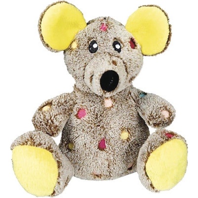 Hračka pro psy plyšová myš s puntíky 17 cm G14 35861