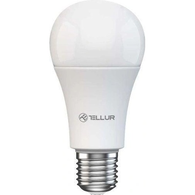 Tellur WiFi Smart žárovka E27, 9 W, bílé provedení, teplá bílá, stmívač TLL331331