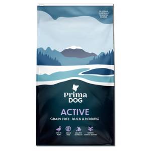 Prima Pet Premium Prima Dog Active Duck Herring Grain Free Adult Sensitive - суха храна за пораснали кучета с патешко и херинга - 10 кг - 10118