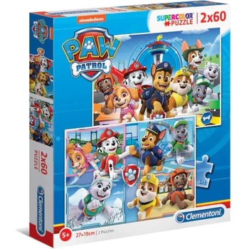 Clementoni Пъзел Paw Patrol CLEMENTONI 2 x 60 ч. 21617