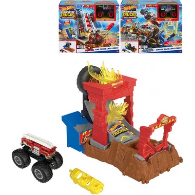 Mattel Hot Wheels Monster trucks aréna závodní výzva herní set
