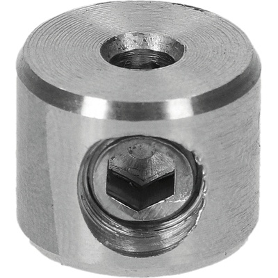 Úchyt pre lanko ø 2 - 4 mm, brúsená nerez AISI 304