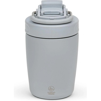 Leopold vienna (Нидерландия) Двустенна термочаша leopold vienna moshi в сив цвят - 350 мл (lv 123001)