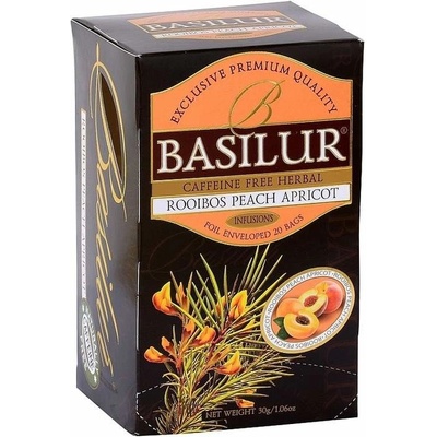 Basilur Rooibos Peach Apricot 20 sáčků