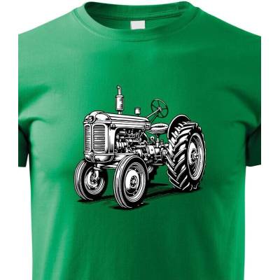 Dětské tričko Traktor Zelená Canvas Dětské tričko Bezvatriko.cz 2713