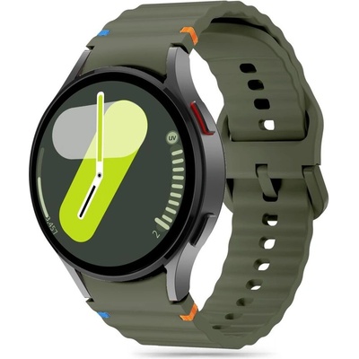 Tech-Protect Силиконова каишка за Samsung Galaxy Watch 4/5/5 Pro/6/7/FE от Tech-Protect Silicone Sport - Army Green (5906302313464)