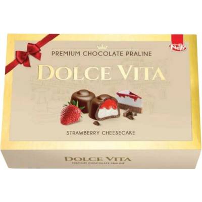 Nelly Chocolates Bonboniéra Strawberry cheesecake 150g