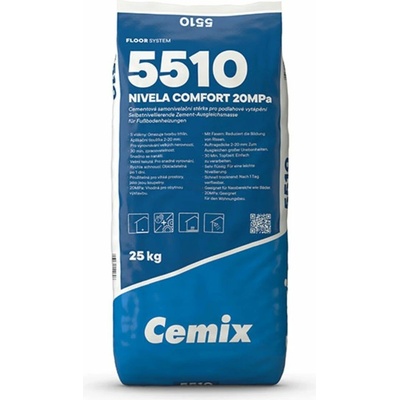 LB Cemix Cemix Stěrka samonivelační s vlákny 20MPa 25kg – Zboží Mobilmania