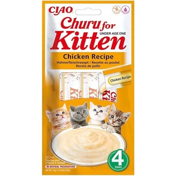 Churu Cat Kitten Chicken Recipe 4 x 14 g