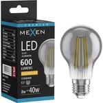 Mexen Vintis LED нажежаема крушка E27, A60, 8W, Топла - 2200K, 600 lm, опушена - L150-E27-0822-70 (L150-E27-0822-70)