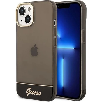 GUESS Кейс Guess GUHCP14MHGCOK за iPhone 14 Plus 6.7"", черен / черен, твърд, Translucent (GUE002239-0)