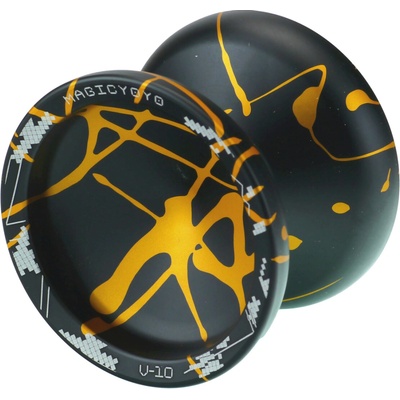 YoYo V10 na Fingerspin Černá + zlatá