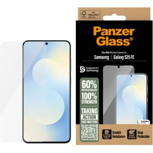 Panzer Стъклен протектор PanzerGlass за Samsung Galaxy S25 FE, UWF, Черен