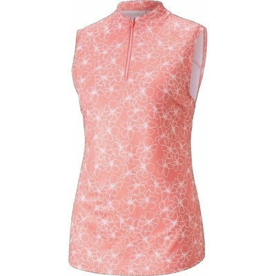 Puma Womens Cloudspun Island Flower Sleeveless Polo Loveable