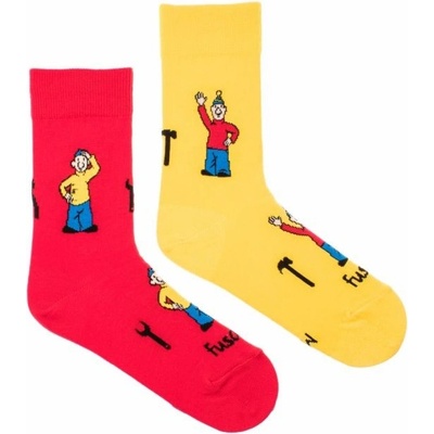 Fusakle ponožky detské Pat a Mat multicolor