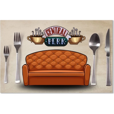 Sablio Prestieranie Seriál Priatelia CENTRAL PERK Gauč 40x30cm
