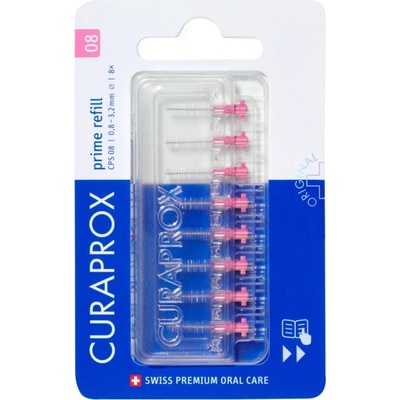 Curaprox CPS 08 Prime Refill mezizubní kartáčky 8 ks blistr – Zboží Dáma